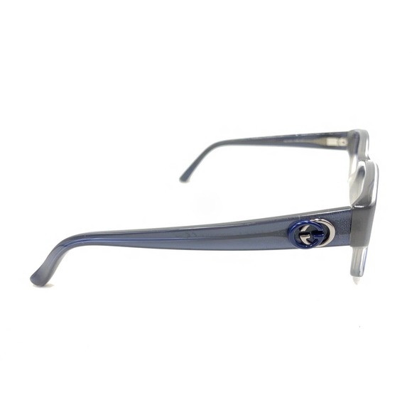 Gucci GG 3203 YHR Clear Blue Glitter Eyeglasses Frames 53-13 135 Italy Designer - Picture 4 of 12